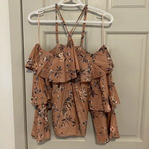 Women’s EXPRESS floral dolman sleeve XS